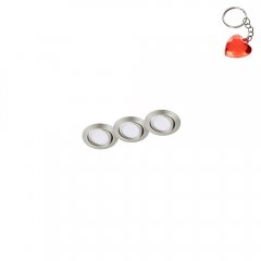 Zestaw 3 opraw wpuszczanych oczek LED RILA 650310307 Trio