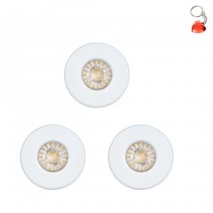 Zestaw x3 opraw łazienkowych wpuszczanych oczko IGOA 94977 Eglo
