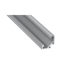 Profil aluminiowy narożny srebrny typ "C" 1m + klosz mleczny EKPR6511 Eko-light