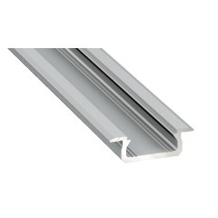 Profil aluminiowy srebrny typ "Z" 1m + klosz mleczny EKPR6481 Eko-light