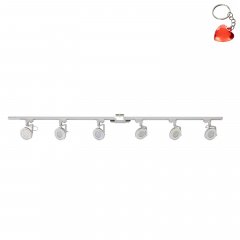 Zestaw biały szynoprzewód 2m z reflektorami AR111 1-fazowy 3054 Zuma Line