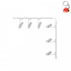 Zestaw L szynoprzewód 1x1m z reflektorami 1-fazowy 3576 Zuma Line