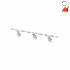 Zestaw prosty 1m biały szynoprzewód z reflektorami 1-fazowy 3555 Zuma Line