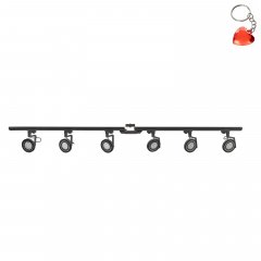 Zestaw prosty czarny 2m z reflektorami AR111 1-fazowy 3028 Zuma Line