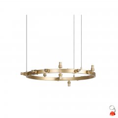 Podstawa lampy wiszącej okrągłej piętnasto płomiennej do serii Bubbles GO AZ5877 Azzardo