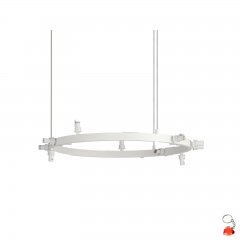 Podstawa lampy wiszącej okrągłej piętnasto płomiennej do serii Bubbles WH AZ5876 Azzardo