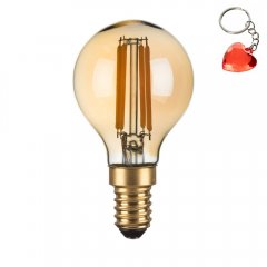 Żarówka LED 4W Amber E14 2200K DIMM 664-P45-DIM-AMB Italux