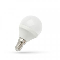 Żarówka LED Kulka 6W E14 CW WOJ + 13023 Spectrum