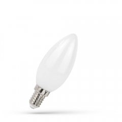 Żarówka LED Świecowa 1W E14 COG NW WOJ + 14578 Spectrum