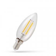 Żarówka LED Świecowa 1W E14 COG WW WOJ + 14575 Spectrum