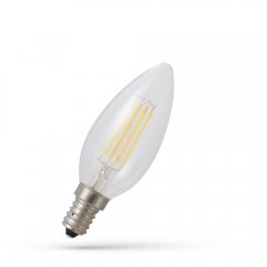 Żarówka LED Świecowa 4W E14 COG WW WOJ + 13874 Spectrum