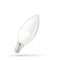 Żarówka LED Świecowa 8W E14 NW WOJ + 14221 Spectrum