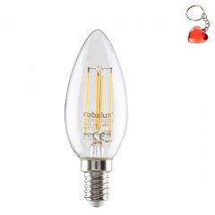 Żarówka świecowa LED E14 C35 4,2W WW FILAMENT 1592 Rabalux