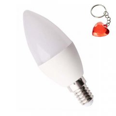 Żarówka świecowa LED E14 C37 7W CW SMD 1572 Rabalux