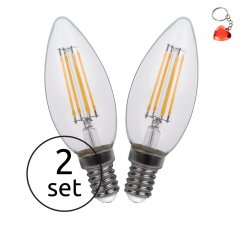 Żarówki E14 LED 4W 400lm 3000K WW LED BULB 10583-2K Globo