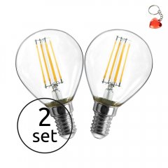 Żarówki E14 LED 4W 400lm 3000K WW LED BULB 10585-2K Globo