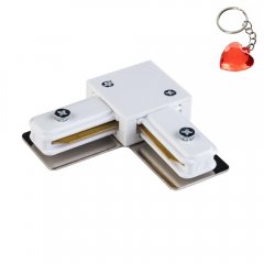 Złącze kątowe 1-fazowe TRACER 1F biały 4069 TK Lighting