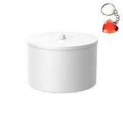 Biały metalowy pojemnik do przechowywania STORAGE BOX 8089 Luminex