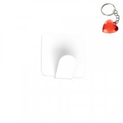 Biały wieszak ścienny pojedyczny łazienkowy na ręcznik BATHROOM ORGANIZATION 9857 Luminex