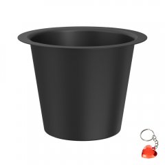 Czarna doniczka FLOWER WALL 5338 Luminex