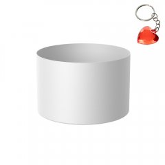 Doniczka biała metalowa FLOWER POT 8086 Luminex