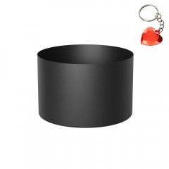 Doniczka czarna metalowa FLOWER POT 8085 Luminex