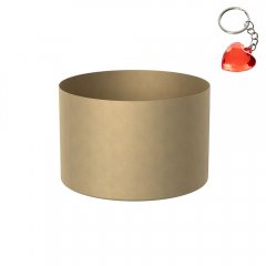 Doniczka złota metalowa FLOWER POT 8087 Luminex