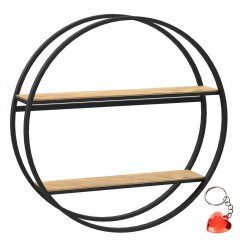 Podwójna okrągła półka na ścianę SHELF 293 Luminex