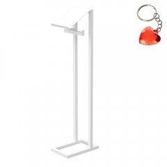 Uchwyt stojący biały na rolke papieru toaletowego BATHROOM ORGANIZATION 9886 Luminex