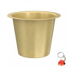 Złota doniczka FLOWER WALL 5339 Luminex