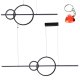 Lampa wisząca LED 35W SARA 3-STEP DIMM BK AZ5259 Azzardo