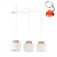 Lampa wisząca DUO WHITE JUTA 2345 TK Lighting