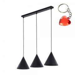 Lampa wisząca CONO BLACK 10068 TK Lighting