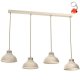 Beżowa czteropunktowa lampa wisząca na listwie SVEN 8893 Luminex