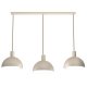 Beżowa metalowa lampa wisząca 3-punktowa nad stół HANDA 4309 Luminex