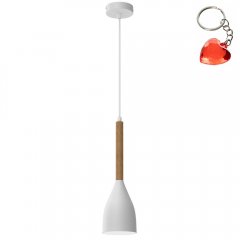 Biała lampa wisząca MUZA NEW 3172 Luminex