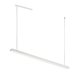 Biała liniowa lampa wisząca listwa LED 30W 3000K 150 cm HIATE 1853 Antigo
