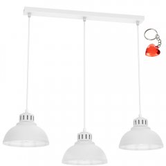Biała potrójna lampa wisząca na listwie SVEN 9077 Luminex