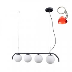 Lampa wisząca Carimi PND-3300-4-BK Italux