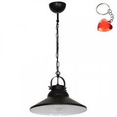 Czarna lampa wisząca IRON 6206 Luminex