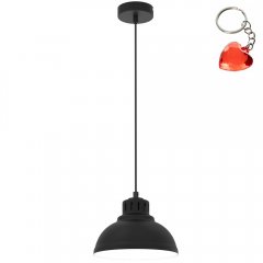Czarna lampa wisząca SVEN 9081 Luminex