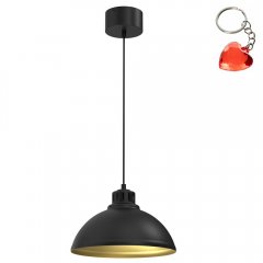 Czarna lampa wisząca SVEN 9116 Luminex