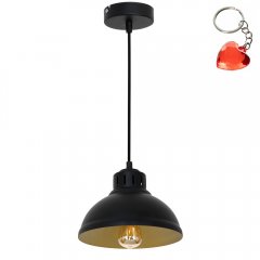 Czarna lampa wisząca SVEN 9142 Luminex