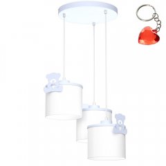 Dziecięca lampa wisząca potrójna na okręgu SWEET 9419 Luminex