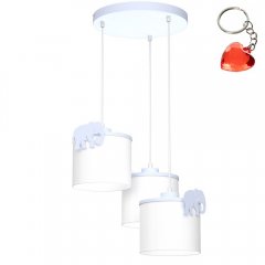 Dziecięca lampa wisząca potrójna na okręgu SWEET 9455 Luminex