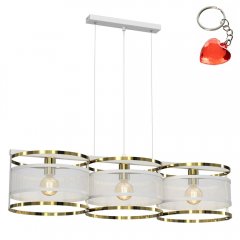 Lampa wisząca 3-punktowa nad stół RIM 4406 Luminex