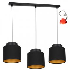 Lampa wisząca abażurowa 3-punktowa na listwie FRODI 3182 Luminex