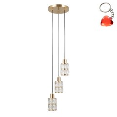 Lampa wisząca ALMA PND-40668-3-HBR Italux