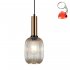 Lampa wisząca Antiola PND-5588-1M-BRO+AMB Italux