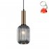 Lampa wisząca Antiola PND-5588-1M-BRO+SG Italux